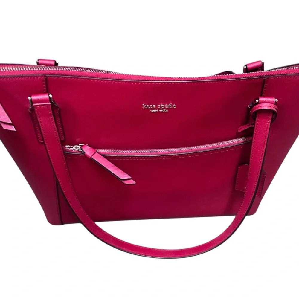 Kate Spade Cameron Red Pocket Tote. Color is “Roulette”. NWOT